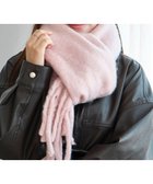 【ウィゴー/WEGO】の【マフラー/ユニセックス着用】ワイドフリンジストール ピンク|ID: prp329100004719609 ipo3291000000034104400