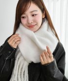 【ウィゴー/WEGO】の【マフラー/ユニセックス着用】ワイドフリンジストール オフホワイト|ID: prp329100004719609 ipo3291000000034104406