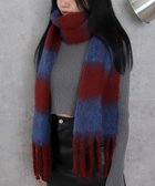 【ウィゴー/WEGO】の【マフラー/ユニセックス着用】ワイドフリンジストール 柄7|ID: prp329100004719609 ipo3291000000034104416