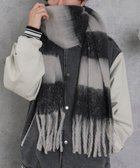 【ウィゴー/WEGO】の【マフラー/ユニセックス着用】ワイドフリンジストール 柄8|ID: prp329100004719609 ipo3291000000034104417