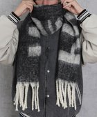 【ウィゴー/WEGO】の【マフラー/ユニセックス着用】ワイドフリンジストール 柄11|ID: prp329100004719609 ipo3291000000034104420