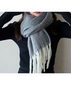 【ウィゴー/WEGO】の【マフラー/ユニセックス着用】ワイドフリンジストール グレー|ID: prp329100004719609 ipo3291000000034620000