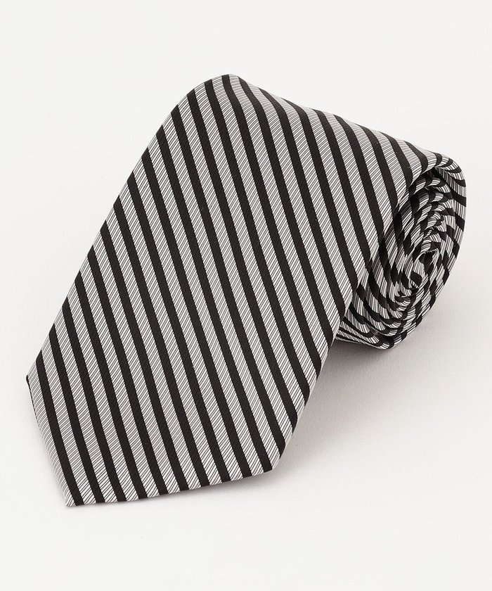【ジェイ プレス/J.PRESS / MEN】の【J.PRESS BLACK WHITE COLLECTION】ストライプ フォーマルネクタイ インテリア・キッズ・メンズ・レディースファッション・服の通販 founy(ファニー) https://founy.com/ ファッション Fashion メンズファッション Fashion for Men コレクション Collection, Seasonal Line シンプル Simple, Minimal ストライプ Stripe, Striped Pattern スーツ Suit, Formalwear ビジネス 仕事 通勤 Business / Work / Commuting フォーマル Formal, Dressy |ID: prp329100004719624 ipo3291000000034322191