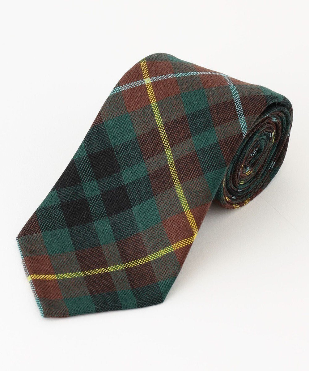 【ジェイ プレス/J.PRESS / MEN】の【STEPHEN WALTERS】ウールタータンチェック ネクタイ インテリア・キッズ・メンズ・レディースファッション・服の通販 founy(ファニー) 　ファッション　Fashion　メンズファッション　Fashion for Men　シルク　Silk, 100% Silk　スーツ　Suit, Formalwear　ロンドン　London Style, British Inspired　カーキ系3|ID: prp329100004719627 ipo3291000000034104593