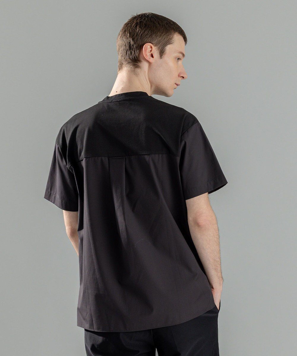 【ジョゼフ オム/JOSEPH HOMME / MEN】のカバーリングジャージー ブロッキングカットソー インテリア・キッズ・メンズ・レディースファッション・服の通販 founy(ファニー) ファッション Fashion メンズファッション Fashion for Men トップス・カットソー Cut & Sew Tops メンズシャツ Shirts カットソー Cut and Sewn Top ブロッキング Color Blocking, Panel Design リラックス Relax, Relaxed Fit 夏 Summer 春 Spring S/S・春夏 SS, Spring/Summer, Warm Season ブラック系|ID: prp329100004719628 ipo3291000000034377279