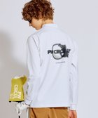 【ピーダブリュサーキュラス/PW CIRCULUS / MEN】の【吸水速乾 / UVカット / ストレッチ】【MEN】アニマルグラフィックロングスリーブモックT ゴルフ ホワイト系1|ID: prp329100004719631 ipo3291000000034104611