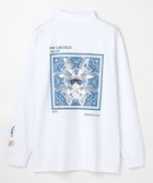 【ピーダブリュサーキュラス/PW CIRCULUS / MEN】の【吸水速乾 / UV遮蔽率99.9% UVカット / ストレッチ】【MEN】アニマルグラフィックロングスリーブモックT ゴルフ ホワイト系|ID: prp329100004719631 ipo3291000000035824887