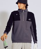【ピーダブリュサーキュラス/PW CIRCULUS / MEN】の今が旬トップス!【ドライな肌触り / UV遮蔽率98.9% UVカット / ストレッチ】【MEN】ワッフルハーフジップトップス グレー系|ID: prp329100004719633 ipo3291000000034104617