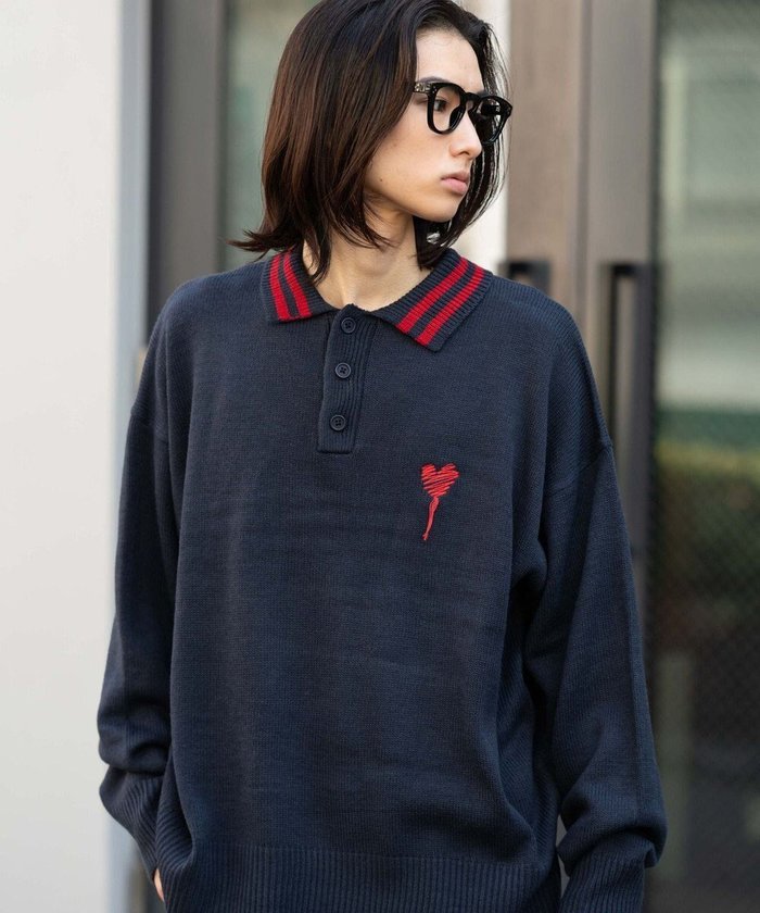 【ウィゴー/WEGO / MEN】のラインポロニットプルオーバー インテリア・キッズ・メンズ・レディースファッション・服の通販 founy(ファニー) https://founy.com/ ファッション Fashion メンズファッション Fashion for Men トップス・カットソー Cut & Sew Tops ニット・セーター / 定番トップス Knit Tops & Sweaters 春 Spring 秋 Autumn シンプル Simple, Minimal スマホ Smartphone, Mobile Device スラックス Slacks, Dress Pants セーター Sweater, Knitwear デニム Denim, Jeans Material ボトム Bottoms, Lower Wear ワイド Wide, Wide Fit 冬 Winter / This Winter A/W・秋冬 Autumn/Winter 新作・新入荷 New Arrivals / New In おすすめ Recommended / Our Picks |ID: prp329100004719648 ipo3291000000034104673