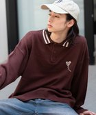 【ウィゴー/WEGO / MEN】のラインポロニットプルオーバー ブラウン|ID: prp329100004719648 ipo3291000000034104675