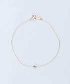 【フィービィー/phoebe】の【K10】プチエメラルドブレスレット/BOX&ショッパーつき/5月誕生石/天然石 ゴールド|ID: prp329100004719669 ipo3291000000034256907