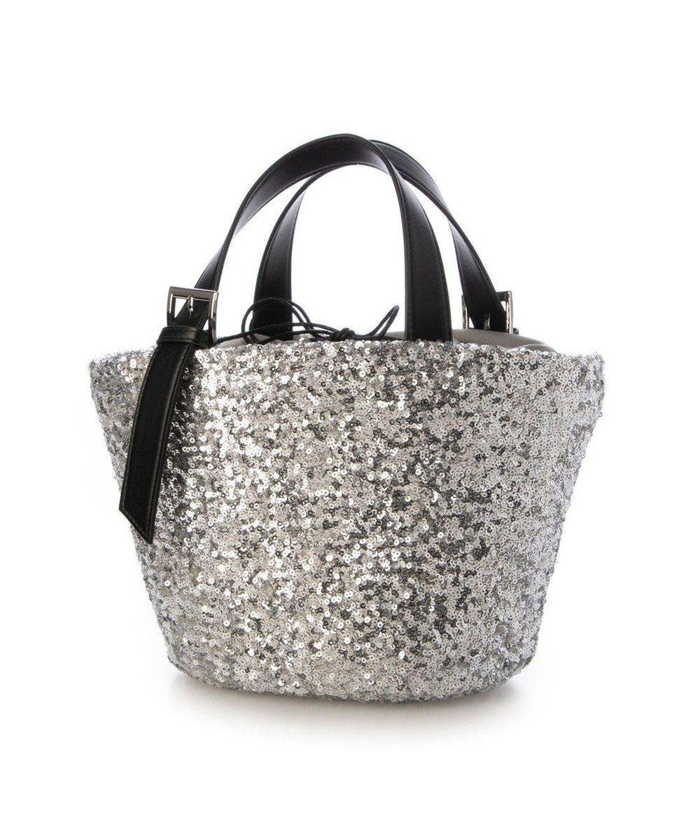 【アンビリオン/UNBILLION】のカシュカシュ cachecache / スパンコールかごトートバッグ インテリア・キッズ・メンズ・レディースファッション・服の通販 founy(ファニー) ファッション Fashion レディースファッション Fashion for Women バッグ Bags カラフル Colorful Design 巾着 Drawstring Bag, Kinchaku スパンコール Sequins, Sequin Embellishment 財布 Wallet, Purse ハンド Hand, Handmade ミックス Mix, Mixed Style モチーフ Motif, Design Theme 再入荷 Restock / Back in Stock シルバー|ID: prp329100004719671 ipo3291000000034104754