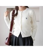 【ウィゴー/WEGO】の【WEB限定/25年秋冬新作】別注USPOLOケーブルニットカーデ 人気、トレンドファッション・服の通販 founy(ファニー) ファッション Fashion レディースファッション Fashion for Women トップス・カットソー Cut & Sew Tops ニット Knit Tops & Sweaters カーディガン・羽織り Layered Style Cardigans 秋 Autumn カーディガン Cardigan, Knitwear ガーリー Girly, Feminine Style シンプル Simple, Minimal スラックス Slacks, Dress Pants デニム Denim, Jeans Material フィット Fit, Slim Fit ボトム Bottoms, Lower Wear 別注 Limited Edition, Custom Order ワンポイント One Point, Statement Accent 冬 Winter / This Winter A/W・秋冬 Autumn/Winter thumbnail ホワイトアイボリー|ID: prp329100004719674 ipo3291000000034189744