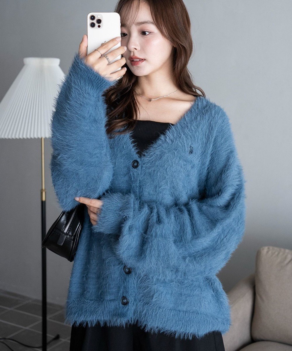 【ウィゴー/WEGO】の【25年秋冬新作/WEB限定】別注USPOLOシャギーニットカーデ 人気、トレンドファッション・服の通販 founy(ファニー) 　ファッション　Fashion　レディースファッション　Fashion for Women　トップス・カットソー　Cut & Sew Tops　ニット　Knit Tops & Sweaters　カーディガン・羽織り　Layered Style Cardigans　春　Spring　秋　Autumn　カーディガン　Cardigan, Knitwear　ガーリー　Girly, Feminine Style　スマホ　Smartphone, Mobile Device　スラックス　Slacks, Dress Pants　デニム　Denim, Jeans Material　長袖　Long Sleeve, Full Sleeve　ボトム　Bottoms, Lower Wear　別注　Limited Edition, Custom Order　ワンポイント　One Point, Statement Accent　冬　Winter / This Winter　A/W・秋冬　Autumn/Winter　 other-1|ID: prp329100004719677 ipo3291000000034308550