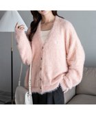 【ウィゴー/WEGO】の【25年秋冬新作/WEB限定】別注USPOLOシャギーニットカーデ ライトピンク|ID: prp329100004719677 ipo3291000000034308554