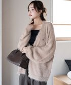 【ウィゴー/WEGO】の【25年秋冬新作/WEB限定】別注USPOLOシャギーニットカーデ ベージュ|ID: prp329100004719677 ipo3291000000034308555