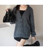 【ウィゴー/WEGO】の【25年秋冬新作/WEB限定】別注USPOLOシャギーニットカーデ ブラック中濃色|ID: prp329100004719677 ipo3291000000034308557