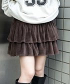 【ウィゴー/WEGO】のベロアフリルスカパン ブラウン|ID: prp329100004719679 ipo3291000000034735614