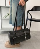 【ウィゴー/WEGO】のキラキラチャーム付きドラムボストンバッグ ブラックその他|ID: prp329100004719684 ipo3291000000034309476