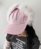 【ウィゴー/WEGO】のラインストーンドッグイヤーキャップ ライトピンク|ID: prp329100004719685 ipo3291000000034104815