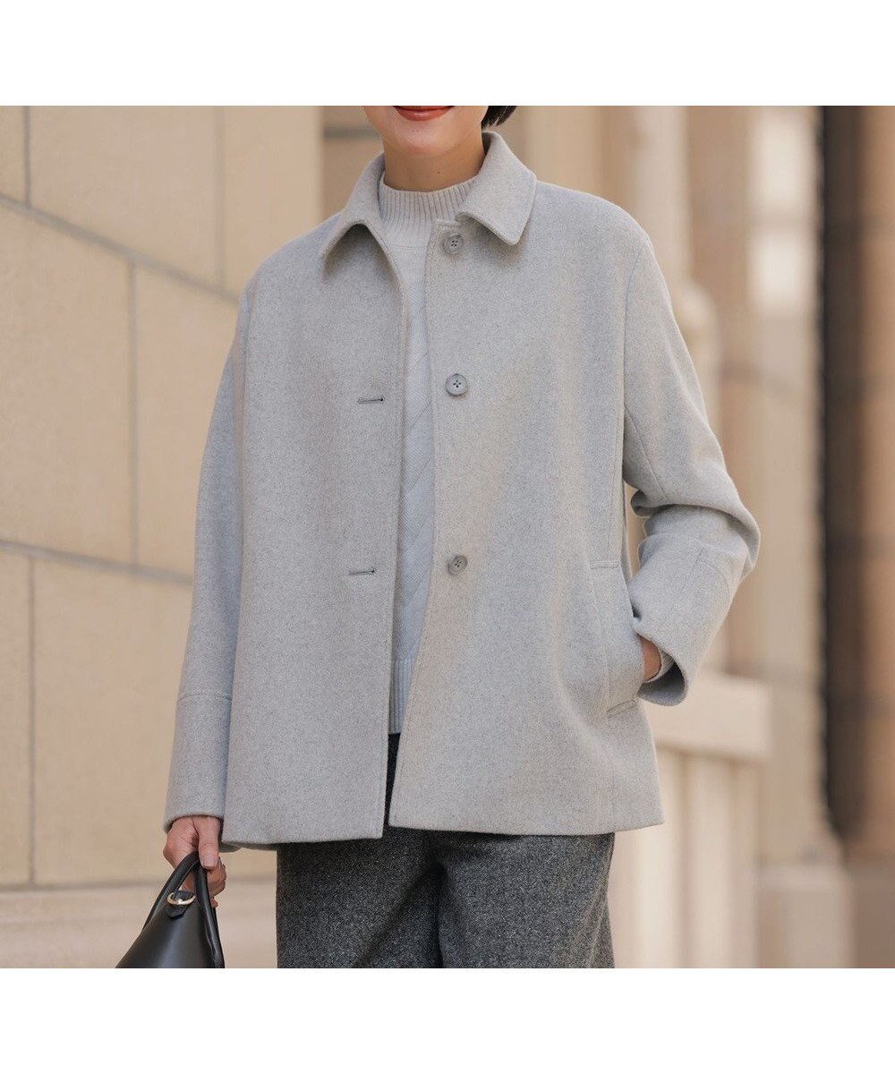 【ジェイ プレス/J.PRESS】のショートビーバー ショート丈 ステンカラー コート 人気、トレンドファッション・服の通販 founy(ファニー) ファッション Fashion レディースファッション Fashion for Women アウター Coat / Outerwear Collection コート・ロングコート・ピーコート Long Coats, Peacoats & More レディースジャケット・軽アウター Jackets クラシック Classic, Timeless Style ショート Short, Short Length シンプル Simple, Minimal ジャケット Jacket, Outerwear エレガント 上品 Elegant A/W・秋冬 Autumn/Winter other-1|ID: prp329100004719690 ipo3291000000034413391