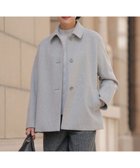 【ジェイ プレス/J.PRESS】のショートビーバー ショート丈 ステンカラー コート トップグレー系|ID: prp329100004719690 ipo3291000000035548062