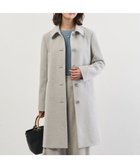 【ジェイ プレス/J.PRESS】のショートビーバー ロング丈 ステンカラー コート トップグレー系|ID: prp329100004719692 ipo3291000000035635407