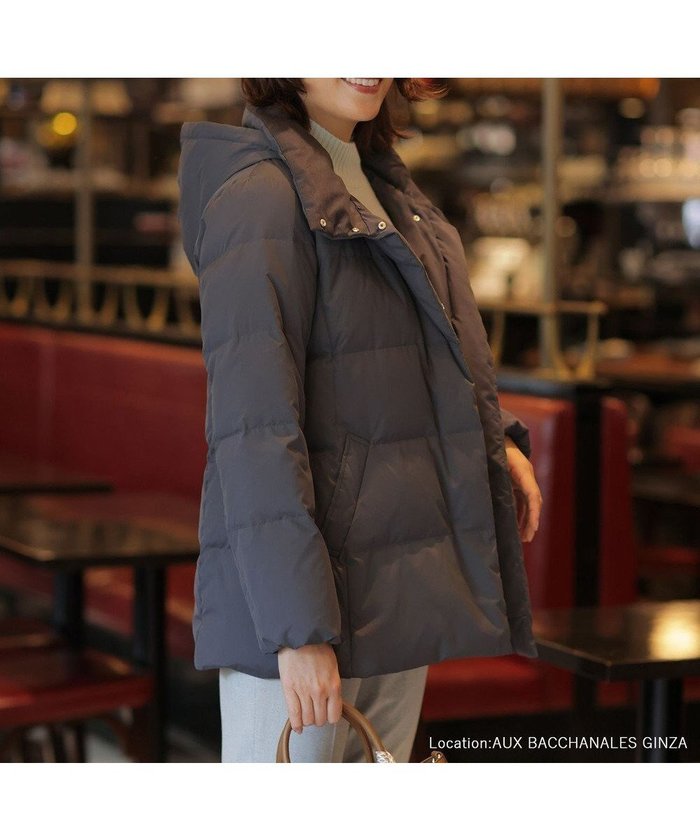 【ジェイ プレス/J.PRESS】の【洗える・2way】タフタダウン ミドル丈 コート インテリア・キッズ・メンズ・レディースファッション・服の通販 founy(ファニー) https://founy.com/ ファッション Fashion レディースファッション Fashion for Women アウター Coat / Outerwear Collection コート・ロングコート・ピーコート Long Coats, Peacoats & More レディースジャケット・軽アウター Jackets 洗える Machine Washable ジャケット Jacket, Outerwear タフタ Taffeta, Structured Fabric ダウン Down, Puffer ミドル Middle Length, Mid Height A/W・秋冬 Autumn/Winter |ID: prp329100004719693 ipo3291000000035569414