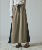 【グレース コンチネンタル/GRACE CONTINENTAL】のサイドジップスカート カーキ|ID: prp329100004719697 ipo3291000000034104870