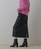 【グレース コンチネンタル/GRACE CONTINENTAL】のフェイクレザータイトスカート ブラック|ID: prp329100004719710 ipo3291000000035799151