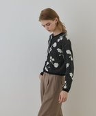 【グレース コンチネンタル/GRACE CONTINENTAL】のフクレジャガードニットカーディガン 人気、トレンドファッション・服の通販 founy(ファニー) ファッション Fashion レディースファッション Fashion for Women トップス・カットソー Cut & Sew Tops ニット Knit Tops & Sweaters カーディガン・羽織り Layered Style Cardigans カーディガン Cardigan, Knitwear コンパクト Compact, Small Size ショート Short, Short Length スタイリッシュ Stylish, Fashionable ダウン Down, Puffer バランス Balance, Style Balance フェミニン Feminine, Girly ワイド Wide, Wide Fit エレガント 上品 Elegant A/W・秋冬 Autumn/Winter thumbnail ブラック|ID: prp329100004719714 ipo3291000000034104924