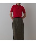 【グレース コンチネンタル/GRACE CONTINENTAL】のバイカラーポロニットトップ 人気、トレンドファッション・服の通販 founy(ファニー) ファッション Fashion レディースファッション Fashion for Women トップス・カットソー Cut & Sew Tops ニット Knit Tops & Sweaters シャツ・ブラウス・オフィスカジュアル Elegant Blouses & Button-Ups ポロシャツ・きれいめカジュアル Smart-Casual Polo Tops アンサンブル Ensemble Set カーディガン Cardigan, Knitwear ポロシャツ Polo Shirt, Collared Tee モダン Modern, Contemporary 定番 Standard, Basic Item A/W・秋冬 Autumn/Winter thumbnail レッド|ID: prp329100004719718 ipo3291000000034104935