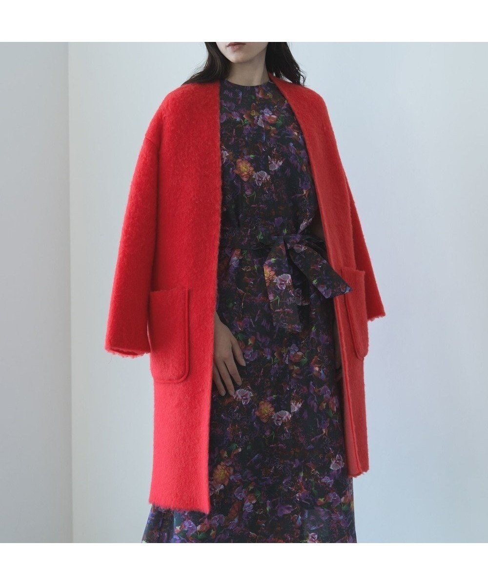 【自由区/JIYU-KU】の【カトリエムブーケ】Jeu de couleurs ニットアウター インテリア・キッズ・メンズ・レディースファッション・服の通販 founy(ファニー) ファッション Fashion レディースファッション Fashion for Women アウター Coat / Outerwear Collection レディースジャケット・軽アウター Jackets 軽量 Lightweight, Ultra Light ジャケット Jacket, Outerwear ストレッチ Stretch, Stretchy Fabric フェイス Face, Facial Design ミックス Mix, Mixed Style モダン Modern, Contemporary A/W・秋冬 Autumn/Winter ライトピンク|ID: prp329100004719722 ipo3291000000034104949