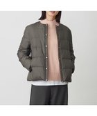 【ジェイ プレス/J.PRESS】の【洗える】ライトダウン ノーカラー ジャケット モカグレー系|ID: prp329100004719737 ipo3291000000034105004