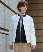 【ジェイ プレス/J.PRESS】の【洗える】ライトダウン ノーカラー ジャケット アイボリー系|ID: prp329100004719737 ipo3291000000034474930