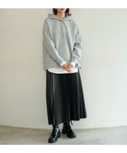 【アンフィーロ 自由区/UNFILO】の【野呂佳代さん着用】フェイクレザー プリーツスカート ブラック|ID: prp329100004719741 ipo3291000000034180439