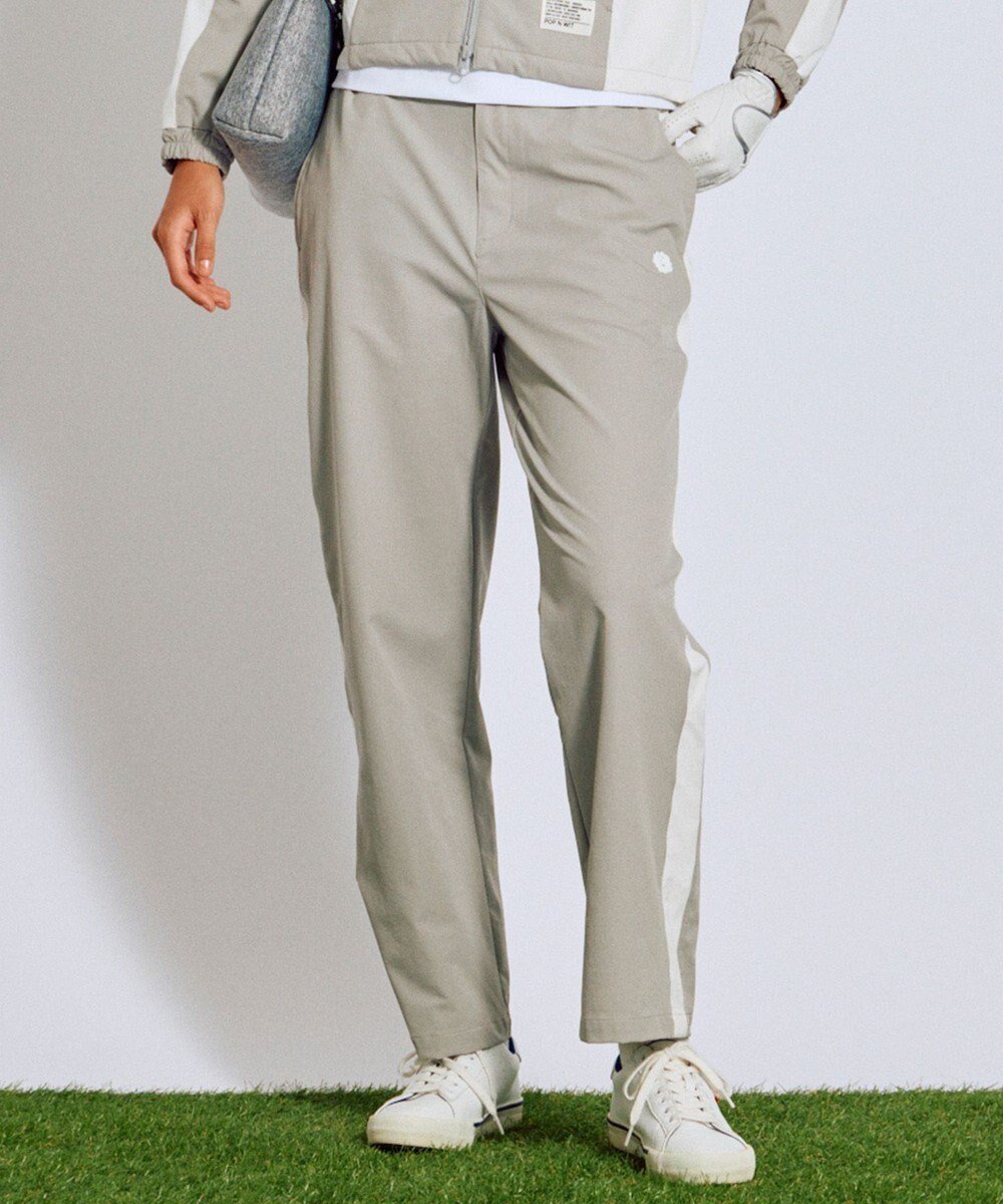 【ピーダブリュサーキュラス/PW CIRCULUS】の【WOMEN】サイドラインストレートワイドパンツ ゴルフウェア レディース インテリア・キッズ・メンズ・レディースファッション・服の通販 founy(ファニー) 　ファッション　Fashion　レディースファッション　Fashion for Women　パンツ　Pants & Trousers　2025年　2025　2025-2026秋冬・A/W　Autumn/Winter 2025–26 AW25–26　クール　Cool, Chic　ゴルフ　Golf　シンプル　Simple, Minimal　ジャケット　Jacket, Outerwear　ストレッチ　Stretch, Stretchy Fabric　セットアップ　Set-Up, Coordinated Outfit　ブルゾン　Blouson, Bomber Jacket　モックネック　Mock Neck, Short Turtleneck　秋　Autumn　A/W・秋冬　Autumn/Winter　グレー系|ID: prp329100004719742 ipo3291000000035642624