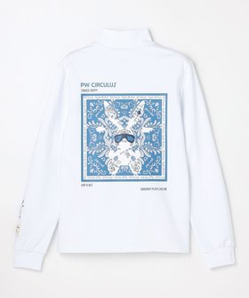 【ピーダブリュサーキュラス/PW CIRCULUS】の【吸水速乾 / UV遮蔽率99.9% UVカット / ストレッチ】【WOMEN】アニマルグラフィックロングスリーブモックT ゴルフウェア レディース 人気、トレンドファッション・服の通販 founy(ファニー) ファッション Fashion レディースファッション Fashion for Women トップス・カットソー Cut & Sew Tops シャツ・ブラウス・オフィスカジュアル Elegant Blouses & Button-Ups ロングTシャツ・Tシャツ Longline T-Shirts & Tees カットソー・ベーシックTシャツ Cut-and-Sewn Tops / Stretch Tees & Basics イラスト Illustration インナー Innerwear 秋 Autumn カットソー Cut and Sewn Top グラデーション Gradient, Ombre グラフィック Graphic, Graphic Design 吸水 Absorbent, Quick-Dry ストレッチ Stretch, Stretchy Fabric 猫 Cat, Kitty プリント Print, Printed Pattern ベーシック Basic, Essential A/W・秋冬 Autumn/Winter ゴルフ Golf 2025年 2025 2025-2026秋冬・A/W Autumn/Winter 2025–26 AW25–26 |ID:prp329100004719743