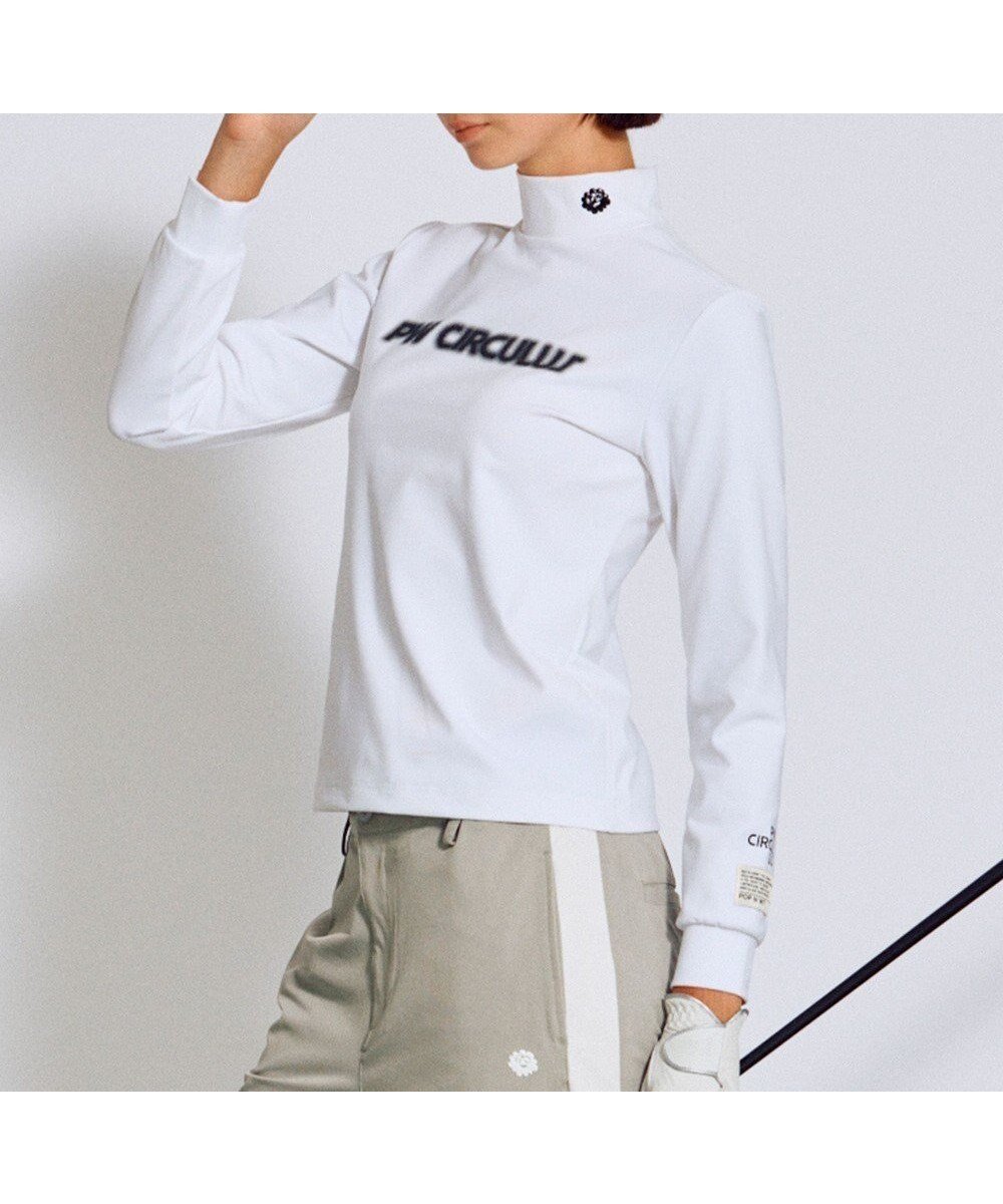 【ピーダブリュサーキュラス/PW CIRCULUS】の【吸水速乾 / UV遮蔽率99.9% UVカット / ストレッチ】【WOMEN】アニマルグラフィックロングスリーブモックT ゴルフウェア レディース インテリア・キッズ・メンズ・レディースファッション・服の通販 founy(ファニー) ファッション Fashion レディースファッション Fashion for Women トップス・カットソー Cut & Sew Tops シャツ・ブラウス・オフィスカジュアル Elegant Blouses & Button-Ups ロングTシャツ・Tシャツ Longline T-Shirts & Tees カットソー・ベーシックTシャツ Cut-and-Sewn Tops / Stretch Tees & Basics イラスト Illustration インナー Innerwear 秋 Autumn カットソー Cut and Sewn Top グラデーション Gradient, Ombre グラフィック Graphic, Graphic Design 吸水 Absorbent, Quick-Dry ストレッチ Stretch, Stretchy Fabric 猫 Cat, Kitty プリント Print, Printed Pattern ベーシック Basic, Essential A/W・秋冬 Autumn/Winter ゴルフ Golf 2025年 2025 2025-2026秋冬・A/W Autumn/Winter 2025–26 AW25–26 ホワイト系1|ID: prp329100004719743 ipo3291000000034105025