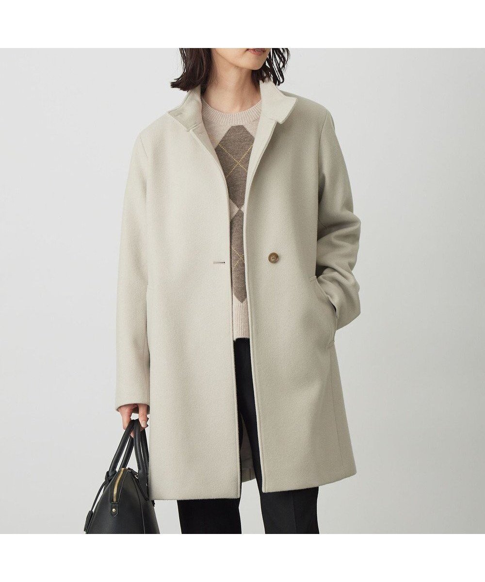 【ジェイ プレス/J.PRESS】のショートビーバー スタンドカラー コート インテリア・キッズ・メンズ・レディースファッション・服の通販 founy(ファニー) ファッション Fashion レディースファッション Fashion for Women アウター Coat / Outerwear Collection コート・ロングコート・ピーコート Long Coats, Peacoats & More レディースジャケット・軽アウター Jackets ショート Short, Short Length ジャケット Jacket, Outerwear スタンド Stand Collar, Upright Stand バランス Balance, Style Balance 防寒 Cold Protection, Winter-Ready 冬 Winter / This Winter A/W・秋冬 Autumn/Winter ベージュ系|ID: prp329100004720765 ipo3291000000034114329