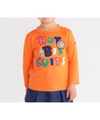【ミキハウスホットビスケッツ/MIKI HOUSE HOT BISCUITS / KIDS】の【80-120cm】 カラフルロゴ 長袖Tシャツ オレンジ|ID: prp329100004720769 ipo3291000000034114350