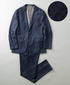 【五大陸/gotairiku / MEN】のセットアップ対応【2WAYストレッチ/シワになりにくい】T/W ジャージージャケット_千鳥柄 ネイビー系8|ID: prp329100004720797 ipo3291000000034114455