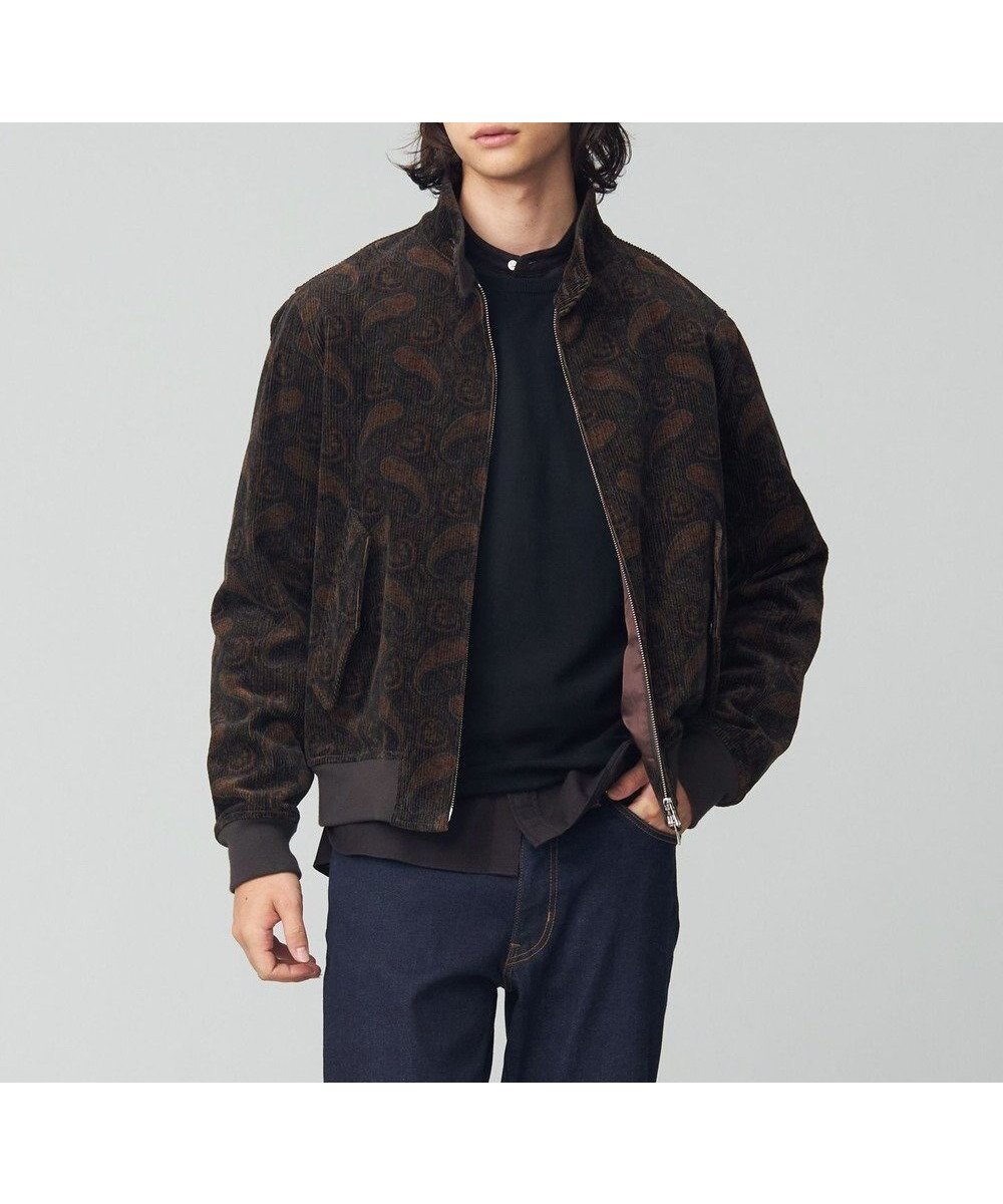 【ジェイ プレス/J.PRESS / MEN】のペイズリープリント コーデュロイ ゴルフジャケット 人気、トレンドファッション・服の通販 founy(ファニー) 　ファッション　Fashion　メンズファッション　Fashion for Men　アウター　Men's Coats Outerwear　ブルゾンジャケット / カジュアルアウター　Bomber Jackets & Blousons　インナー　Innerwear　キュプラ　Cupro, Eco Fabric　クラシック　Classic, Timeless Style　コーデュロイ　Corduroy, Cord Fabric　ジャケット　Jacket, Outerwear　ストレッチ　Stretch, Stretchy Fabric　定番　Standard, Basic Item　バランス　Balance, Style Balance　ブルゾン　Blouson, Bomber Jacket　ペイズリー　Paisley, Ethnic Pattern　モダン　Modern, Contemporary　A/W・秋冬　Autumn/Winter　エレガント 上品　Elegant　ゴルフ　Golf　 other-1|ID: prp329100004720799 ipo3291000000034114459