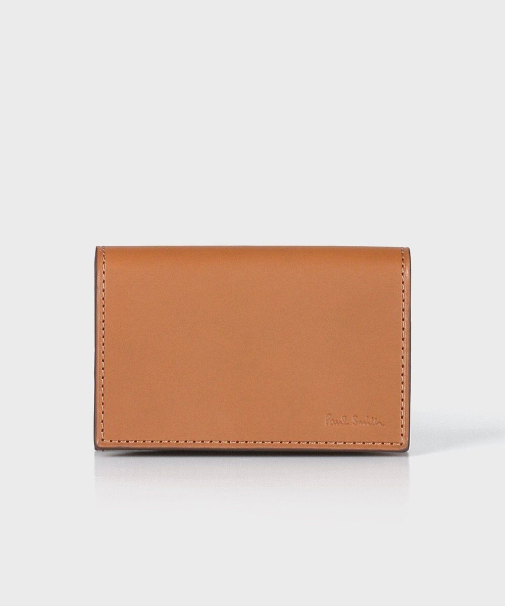 【ポールスミス/Paul Smith / MEN】のベジタンストライプトリム 名刺入れ インテリア・キッズ・メンズ・レディースファッション・服の通販 founy(ファニー) 　ファッション　Fashion　メンズファッション　Fashion for Men　イタリア　Italy　カメラ　Camera Accessories　ライニング　Inner Lining, Inner Fabric, Lined　財布　Wallet, Purse　キャメル|ID: prp329100004720800 ipo3291000000034114462