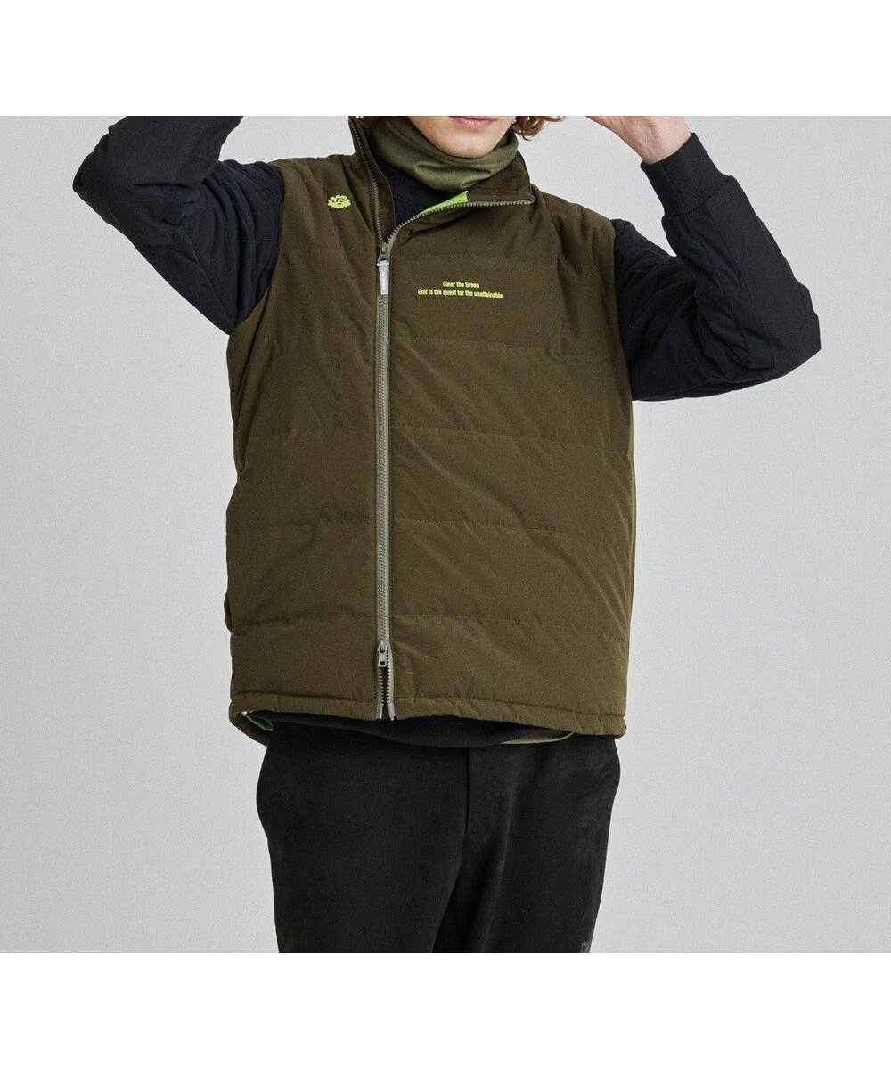 【ピーダブリュサーキュラス/PW CIRCULUS / MEN】の【MEN】中綿ベスト インテリア・キッズ・メンズ・レディースファッション・服の通販 founy(ファニー) 　ファッション　Fashion　メンズファッション　Fashion for Men　アウター　Men's Coats Outerwear　2024年　2024　2024-2025秋冬・A/W　Autumn/Winter 2024–25 AW24–25　キルティング　Quilted, Quilting　クール　Cool, Chic　ジャケット　Jacket, Outerwear　スタイリッシュ　Stylish, Fashionable　ダウン　Down, Puffer　ベスト　Vest, Waistcoat　ポケット　Pocket, Pocket Detail　メンズ　Men's, Menswear　ラウンド　Round, Round Neck　冬　Winter / This Winter　秋　Autumn　A/W・秋冬　Autumn/Winter　カーキ系|ID: prp329100004720802 ipo3291000000034114471