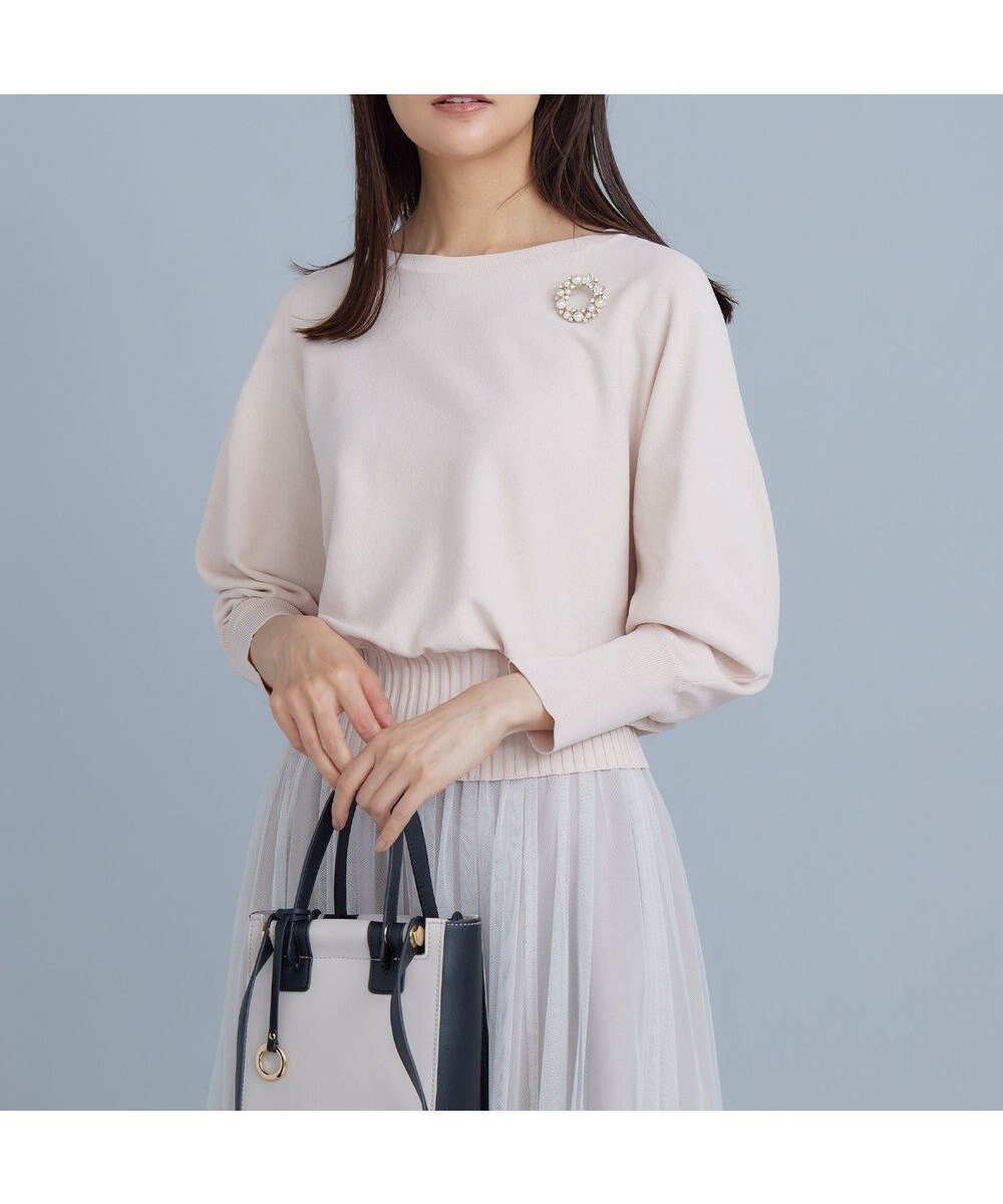 【組曲/KUMIKYOKU】の【5色展開・UVケア】スタイルアップ ドルマンスリーブ ニット インテリア・キッズ・メンズ・レディースファッション・服の通販 founy(ファニー) ファッション Fashion レディースファッション Fashion for Women トップス・カットソー Cut & Sew Tops ニット Knit Tops & Sweaters ストレッチ Stretch, Stretchy Fabric セーター Sweater, Knitwear フォルム Silhouette, Form A/W・秋冬 Autumn/Winter エレガント 上品 Elegant ピンクベージュ系|ID: prp329100004720812 ipo3291000000034114505