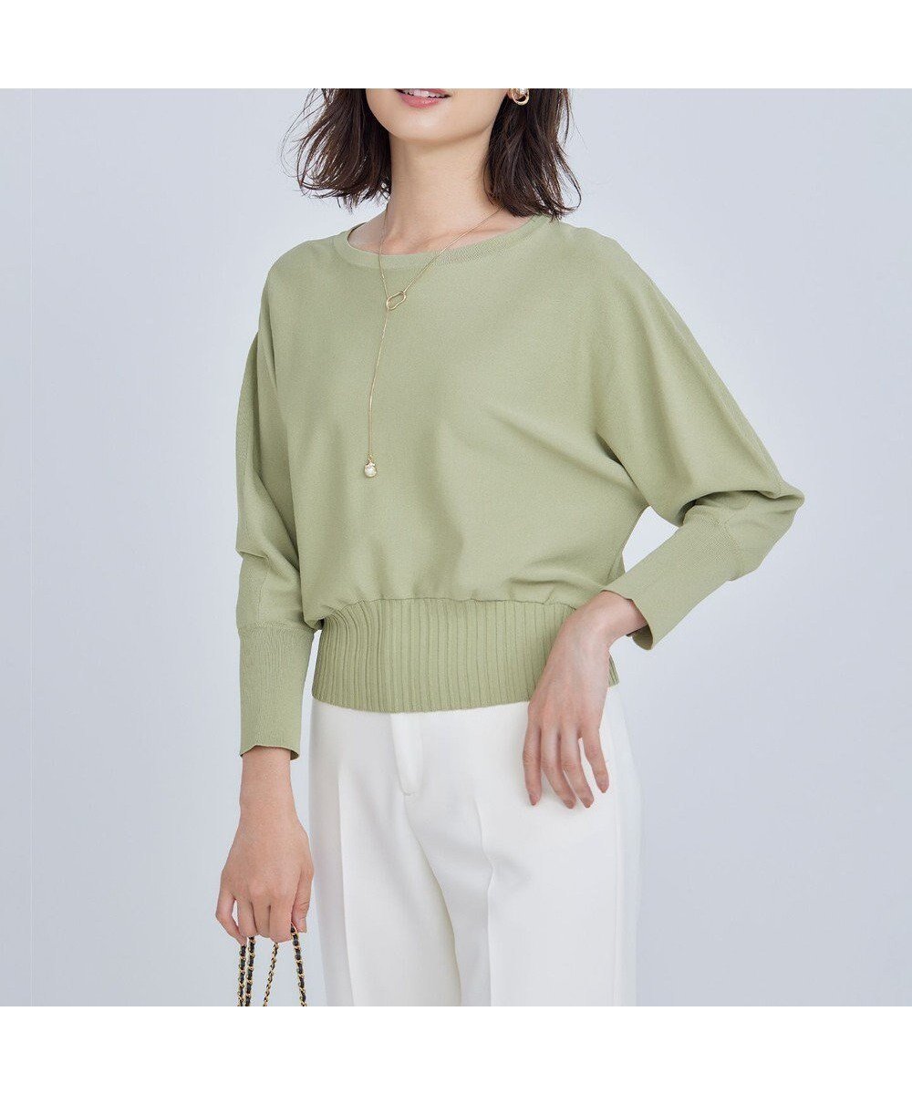 【組曲/KUMIKYOKU】の【5色展開・UVケア】スタイルアップ ドルマンスリーブ ニット インテリア・キッズ・メンズ・レディースファッション・服の通販 founy(ファニー) ファッション Fashion レディースファッション Fashion for Women トップス・カットソー Cut & Sew Tops ニット Knit Tops & Sweaters ストレッチ Stretch, Stretchy Fabric セーター Sweater, Knitwear フォルム Silhouette, Form A/W・秋冬 Autumn/Winter エレガント 上品 Elegant ピスタチオ系|ID: prp329100004720812 ipo3291000000034114507