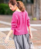 【組曲/KUMIKYOKU】の【前後着用可】コットンカシミヤ混2WAYケーブル ニット ラズベリー系|ID: prp329100004720813 ipo3291000000034544693