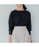 【組曲/KUMIKYOKU】の【洗える・6色展開】Elenaドルマンニット プルオーバー 人気、トレンドファッション・服の通販 founy(ファニー) ファッション Fashion レディースファッション Fashion for Women トップス・カットソー Cut & Sew Tops ニット Knit Tops & Sweaters カジュアルプルオーバー・ニットトップス Pullovers & Knit Tops / Casual Pullovers シンプル Simple, Minimal セーター Sweater, Knitwear パール Pearl, Pearl Accent ボトム Bottoms, Lower Wear エレガント 上品 Elegant 洗える Machine Washable A/W・秋冬 Autumn/Winter thumbnail ブラック系|ID: prp329100004720819 ipo3291000000034191520