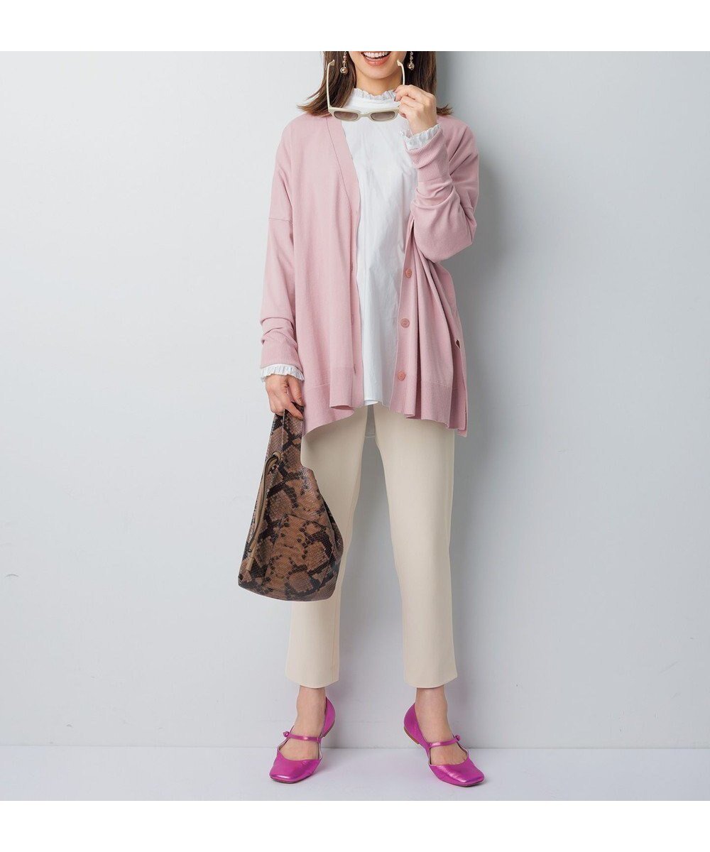 【アンフィーロ 自由区/UNFILO】のドロストスティックパンツ インテリア・キッズ・メンズ・レディースファッション・服の通販 founy(ファニー)  ファッション Fashion レディースファッション Fashion for Women パンツ Pants & Trousers 洗える Machine Washable ジョーゼット Georgette, Semi-Sheer Fabric ストレッチ Stretch, Stretchy Fabric リラックス Relax, Relaxed Fit A/W・秋冬 Autumn/Winter アイボリー系|ID: prp329100004720822 ipo3291000000034257160